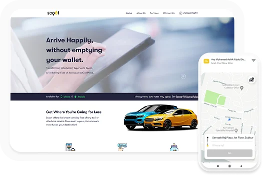 Uber app clone development